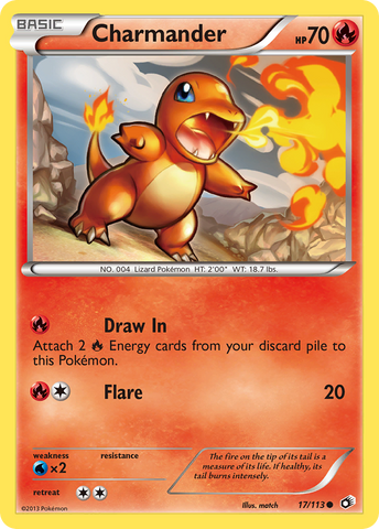 Charmander (17/113) [Black &amp; White: Legendary Treasures] 