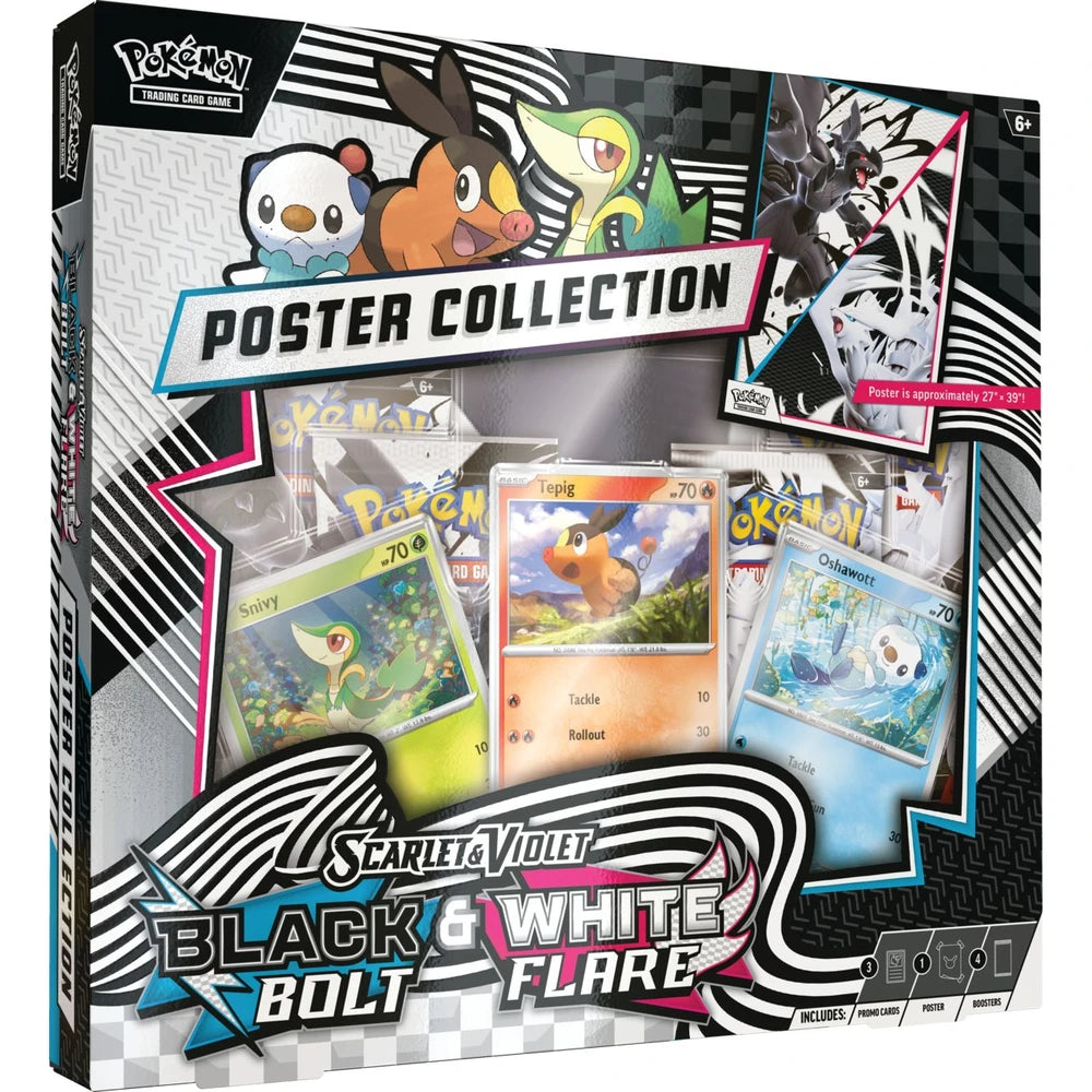 Scarlet & Violet: Black Bolt & White Flare Unova Poster Collection (SV10.5)