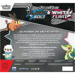 Scarlet & Violet: Black Bolt & White Flare Unova Poster Collection (SV10.5)