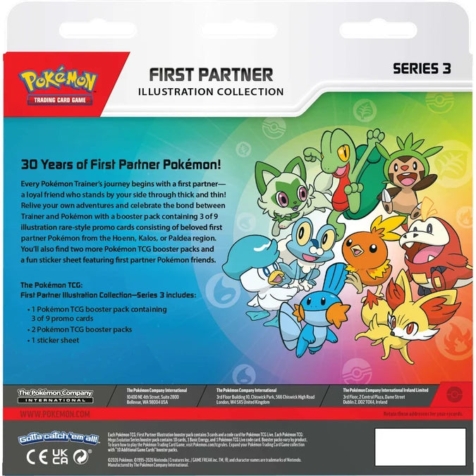 Pokémon TCG: 30th Anniversary - First Partner Illustration Collection - Series 3
