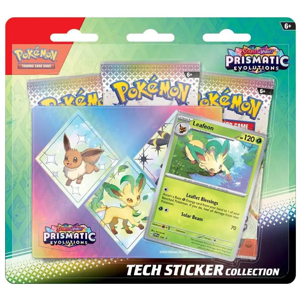 Scarlet & Violet: Prismatic Evolutions Sticker Collection (Leafeon)