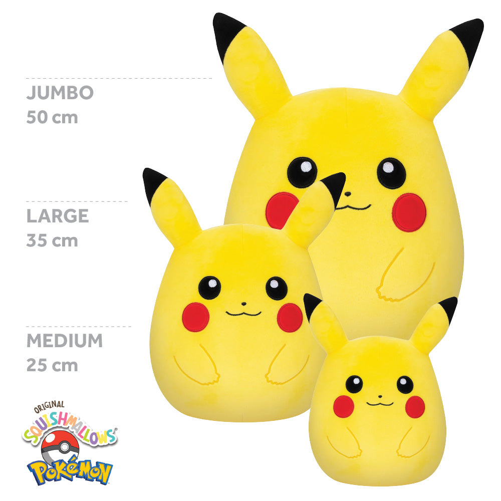 Pokémon_Pikachu 35 cm_Squishmallow_sizes