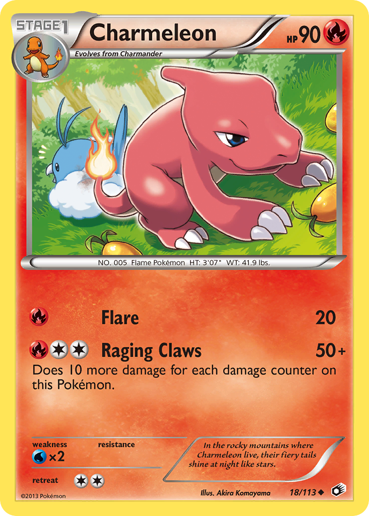 Charmeleon (18/113) [Black & White: Legendary Treasures] 