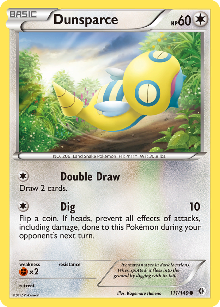 Dunsparce (111/149) [Black &amp; White: Boundaries Crossed] 