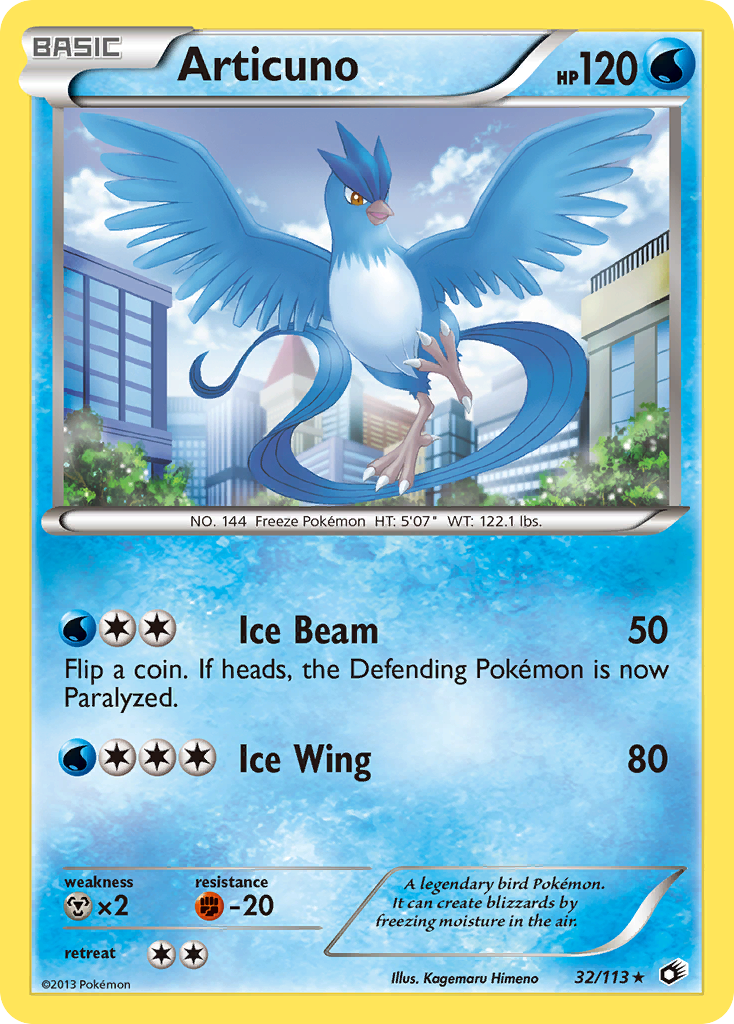 Articuno (32/113) [Black & White: Legendary Treasures] 