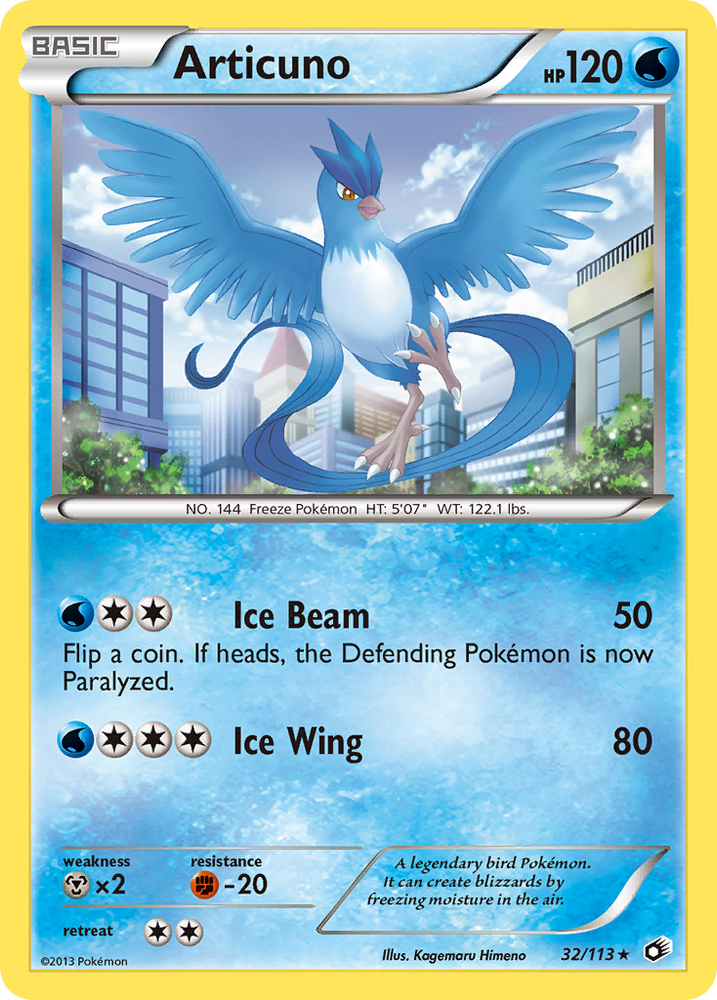 Articuno (32/113) [Black &amp; White: Legendary Treasures] 