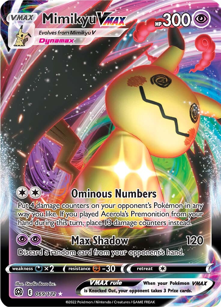 Mimikyu VMAX (069/172) [Sword & Shield: Brilliant Stars] 