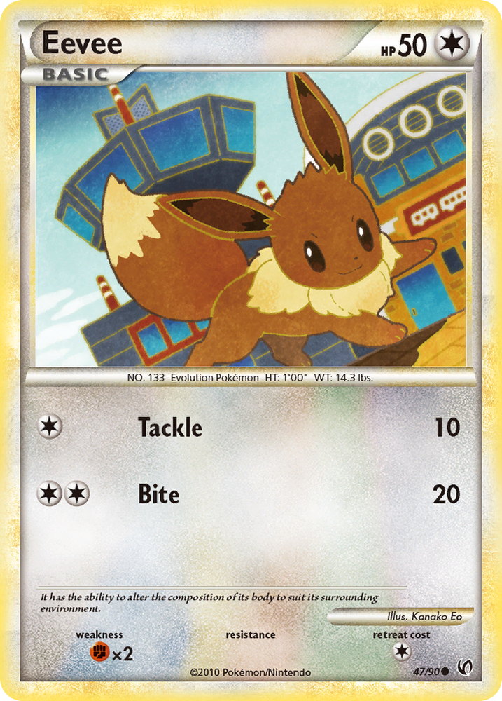 Eevee (47/90) [HeartGold &amp; SoulSilver: Undaunted] 