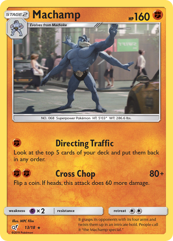 Machamp (13/18) [Sun &amp; Moon: Detective Pikachu] 