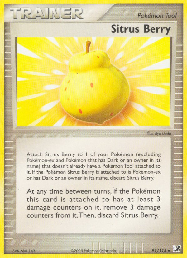 Citrus Berry (91/115) [EX: Unseen Forces] 