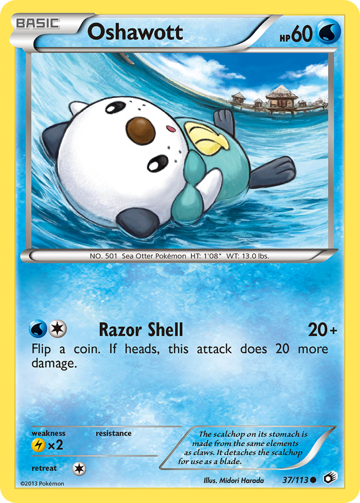 Oshawott (37/113) [Black &amp; White: Legendary Treasures] 