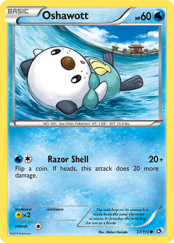 Oshawott (37/113) [Black &amp; White: Legendary Treasures] 