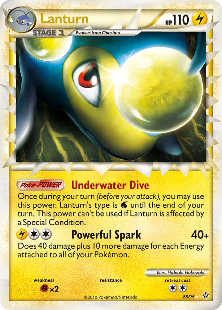 Lanturn (86/95) [HeartGold &amp; SoulSilver: Unleashed] 