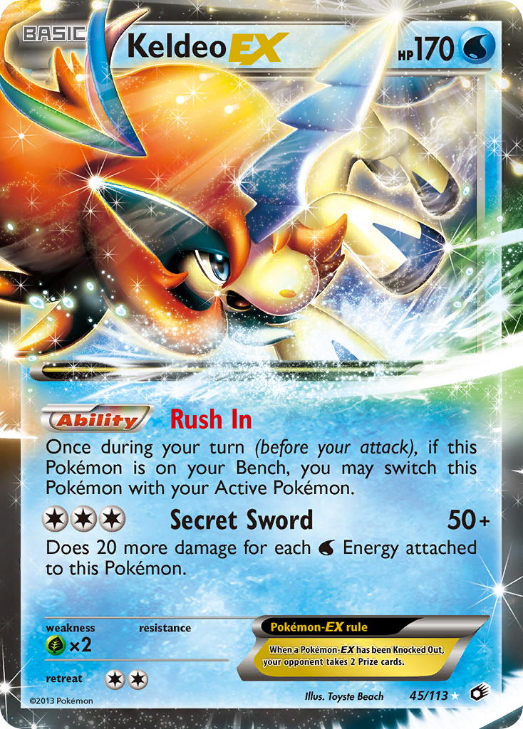 Keldeo EX (45/113) [Black & White: Legendary Treasures] 