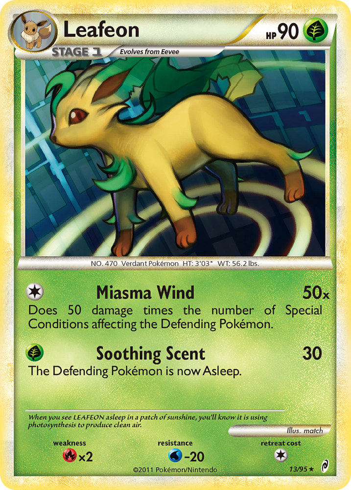 Leafeon (13/95) [HeartGold &amp; SoulSilver: Call of Legends] 