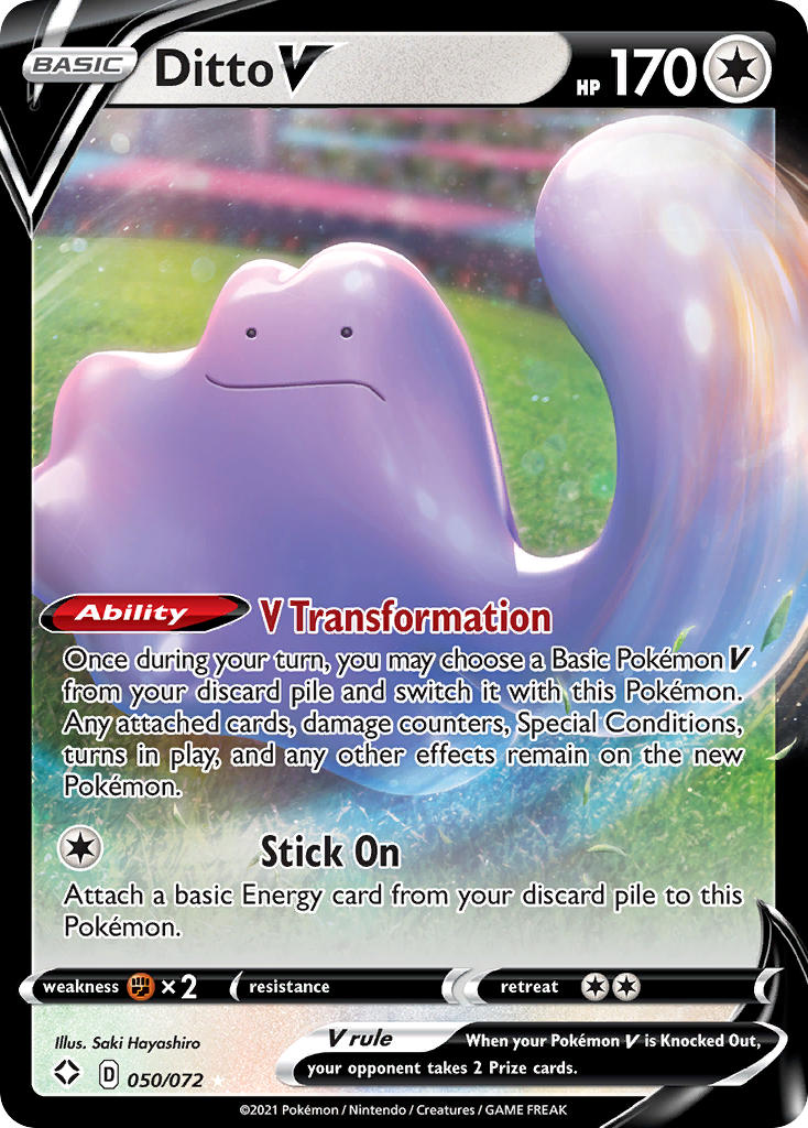 Ditto V (050/072) [Sword & Shield: Shining Fates] 