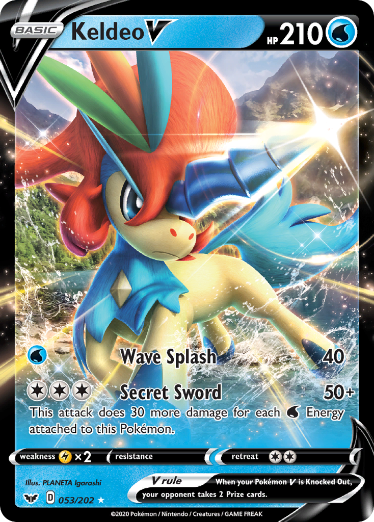 Keldeo V (53/202) [Sword & Shield: Base Set] 