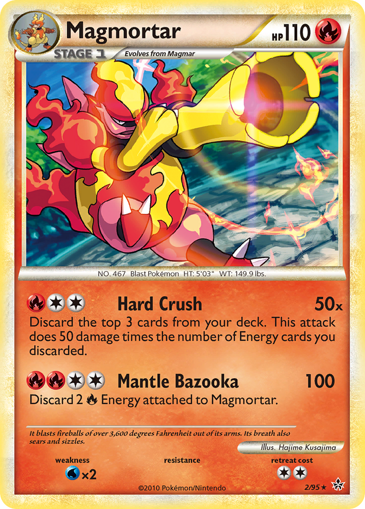 Magmortar (2/95) [HeartGold &amp; SoulSilver: Unleashed] 