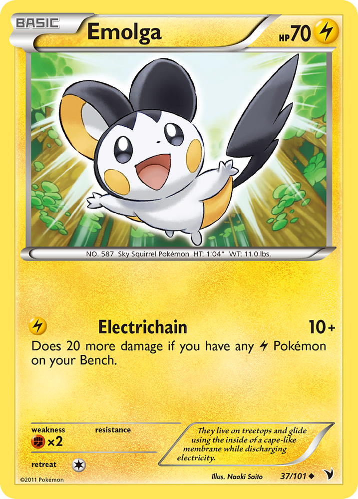 Emolga (37/101) [Black &amp; White: Noble Victories] 