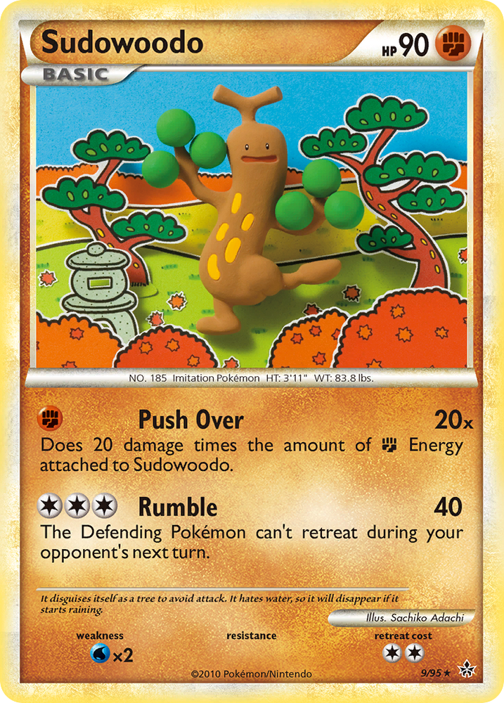 Sudowoodo (9/95) [HeartGold &amp; SoulSilver: Unleashed] 