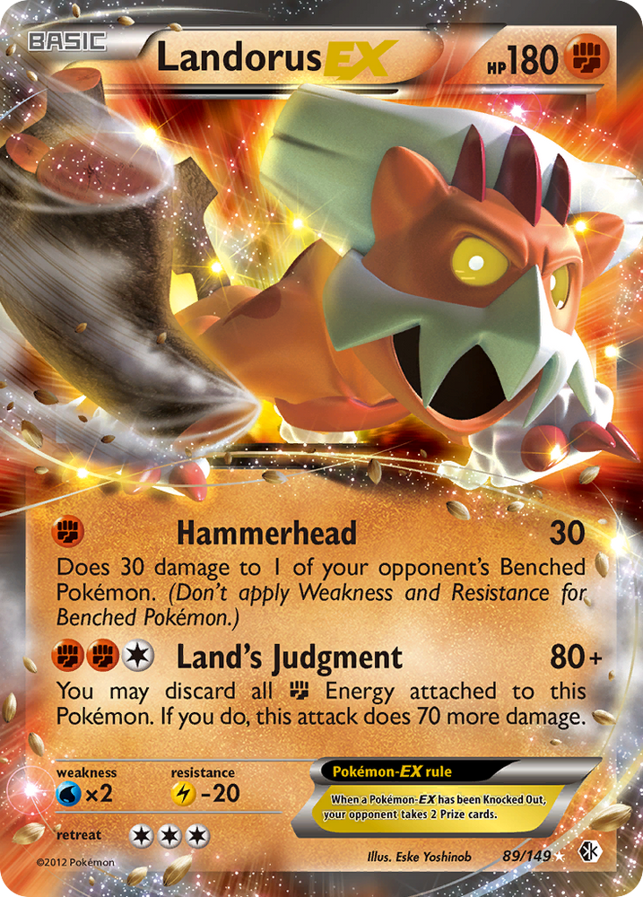 Landorus EX (89/149) [Black &amp; White: Boundaries Crossed] 