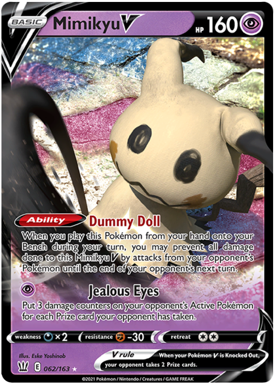 Mimikyu V (062/163) [Sword & Shield: Battle Styles] 