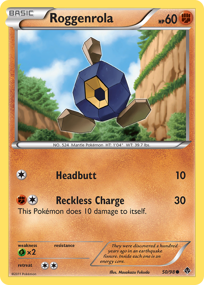 Roggenrola (50/98) [Black &amp; White: Emerging Powers]