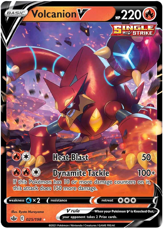 Volcanion V (025/198) [Sword & Shield: Chilling Reign] 