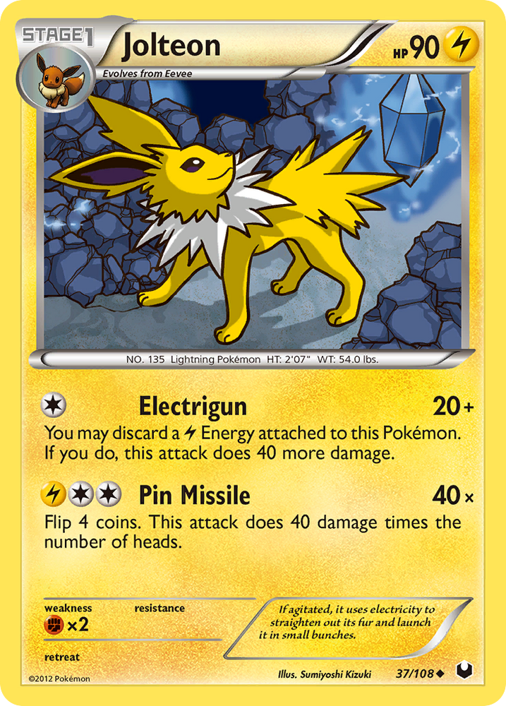 Jolteon (37/108) [Black &amp; White: Dark Explorers] 