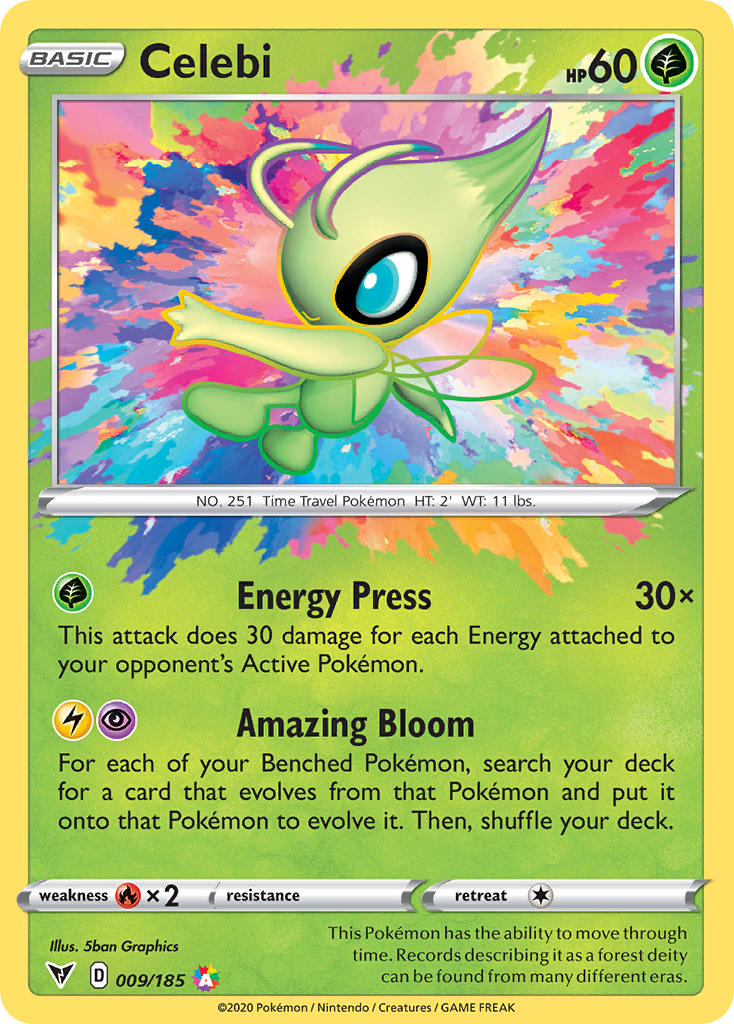 Celebi (9) [Sword & Shield: Vivid Voltage] 