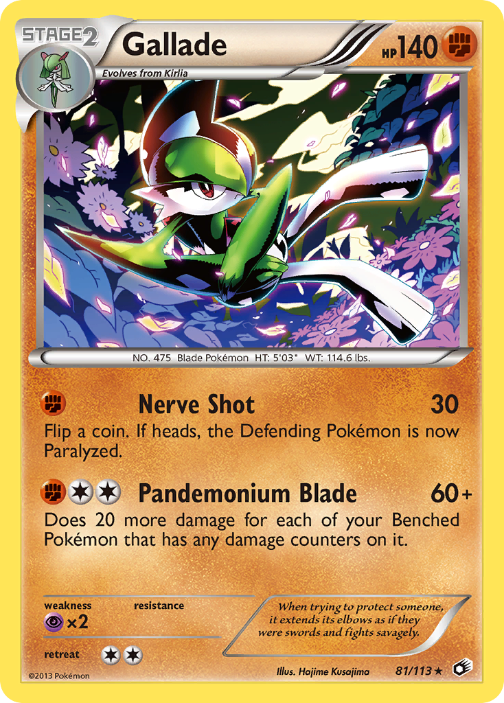 Gallade (81/113) [Black & White: Legendary Treasures] 