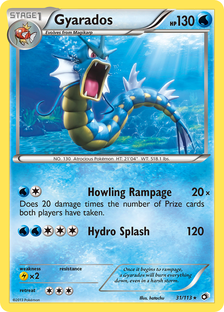 Gyarados (31/113) [Black & White: Legendary Treasures] 