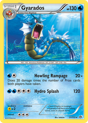 Gyarados (31/113) [Black &amp; White: Legendary Treasures] 