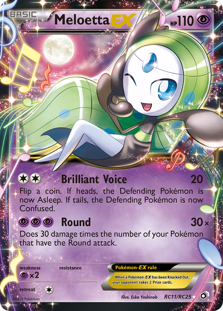 Meloetta EX (RC11/RC25) [Black & White: Legendary Treasures] 