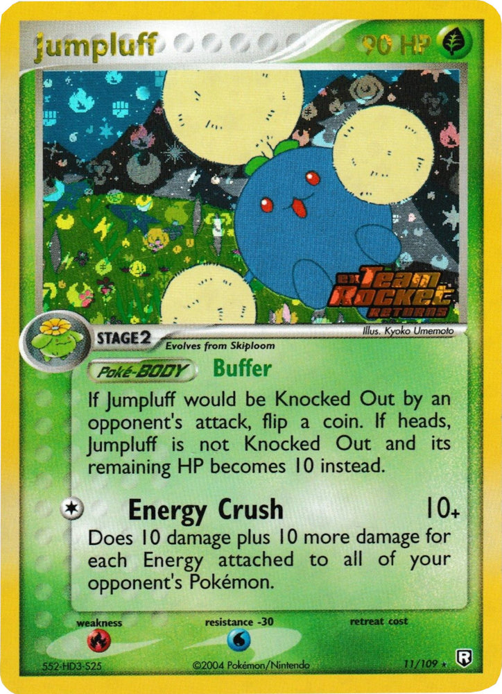 Jumpluff (11/109) (Stamped) [EX: Team Rocket Returns]