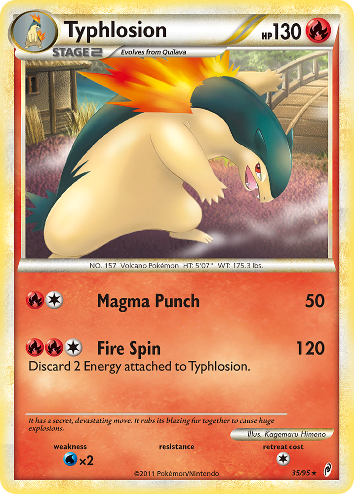 Typhlosion (35/95) [HeartGold &amp; SoulSilver: Call of Legends] 