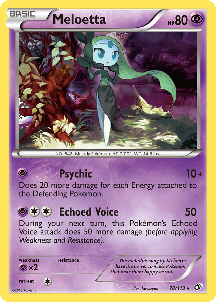 Meloetta (78/113) [Black & White: Legendary Treasures] 