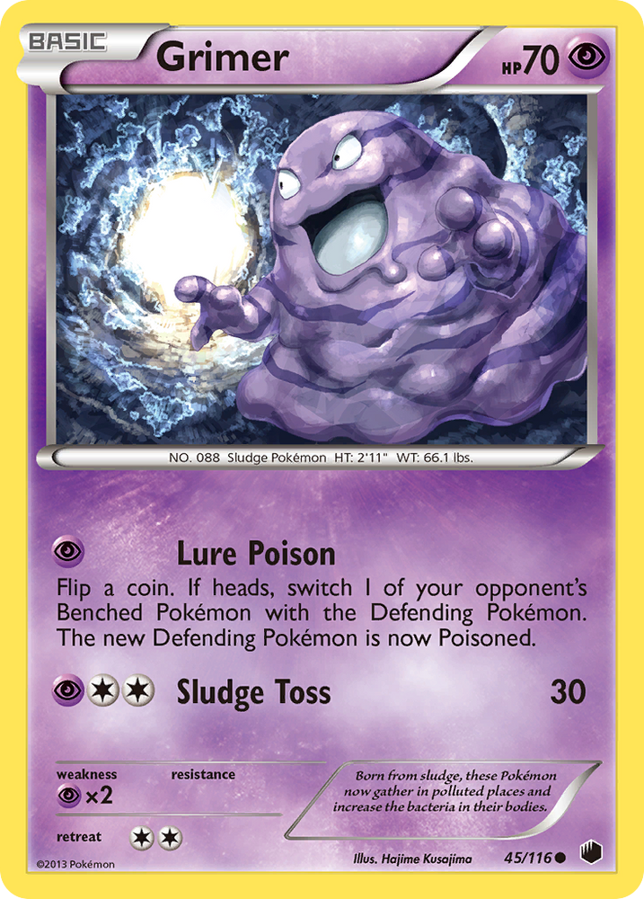 Grimer (45/116) [Black &amp; White: Plasma Freeze] 