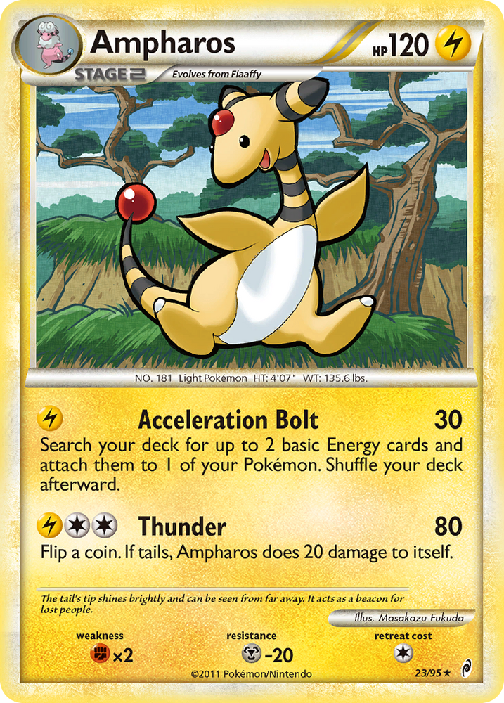 Ampharos (23/95) [HeartGold &amp; SoulSilver: Call of Legends] 