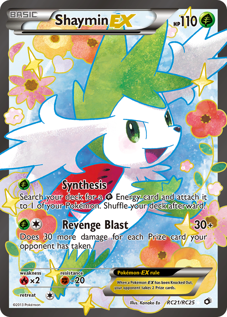 Shaymin EX (RC21/RC25) [Black & White: Legendary Treasures] 