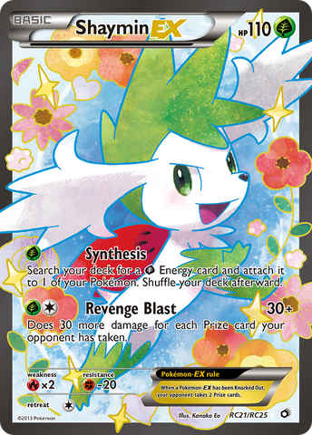 Shaymin EX (RC21/RC25) [Black &amp; White: Legendary Treasures] 