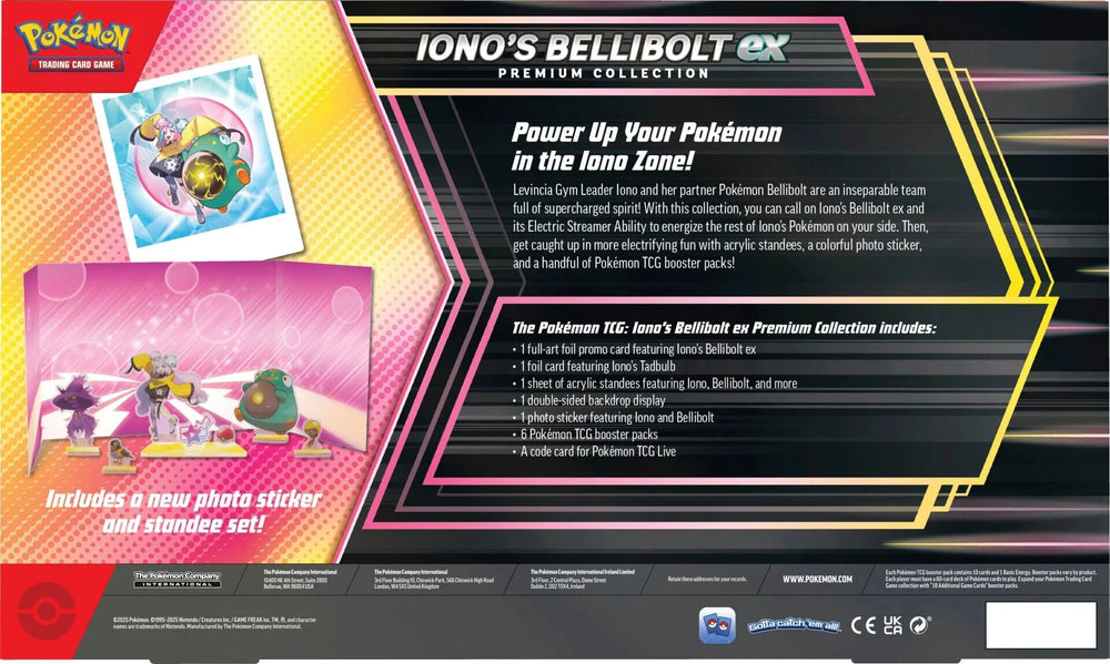 Pokémon Iono's Bellibolt ex Premium Collection