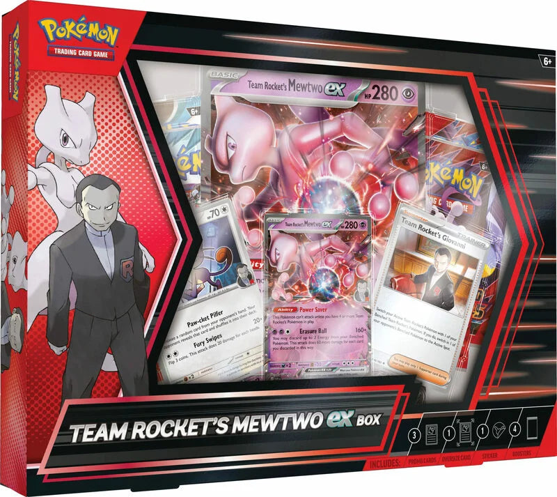 Pokémon Team Rocket's Mewtwo ex Box