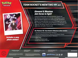 Pokémon Team Rocket's Mewtwo ex Box