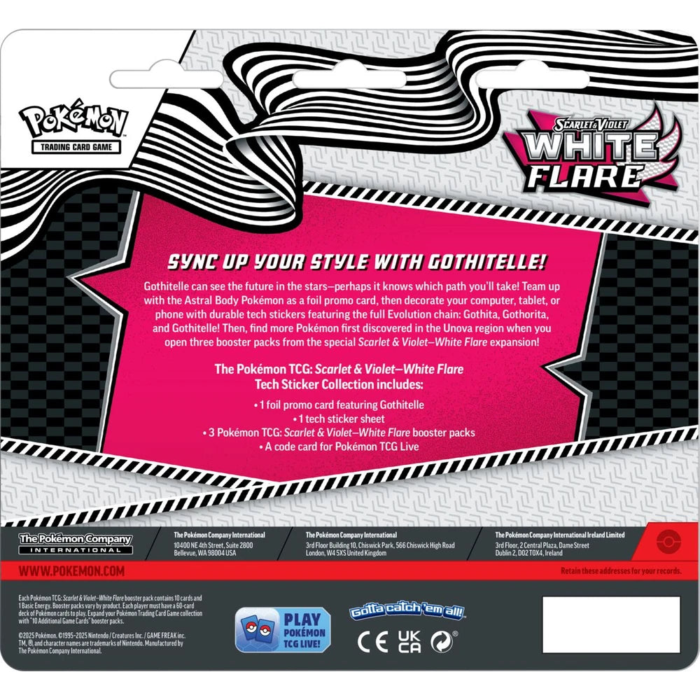 S&V: White Flare Tech Sticker Collection (10.5)