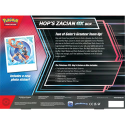 Pokémon Hop's Zacian ex box
