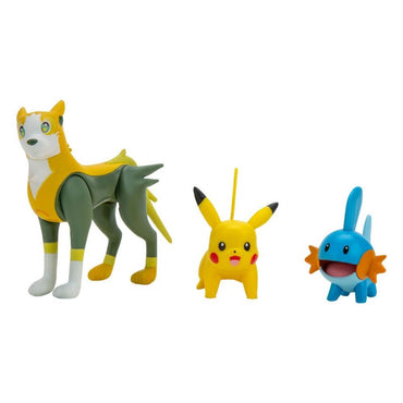 Pokémon Battle Figure Set (Pikachu + Mudkip + Boltund)_2