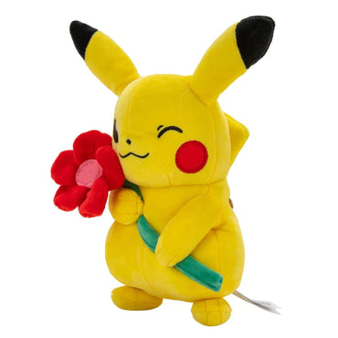 Pokémon Plyšák - Pikachu With Flower (20 cm)_2