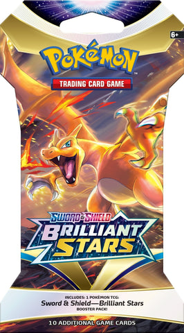 Sword &amp; Shield: Brilliant Stars - Sleeved Booster Pack