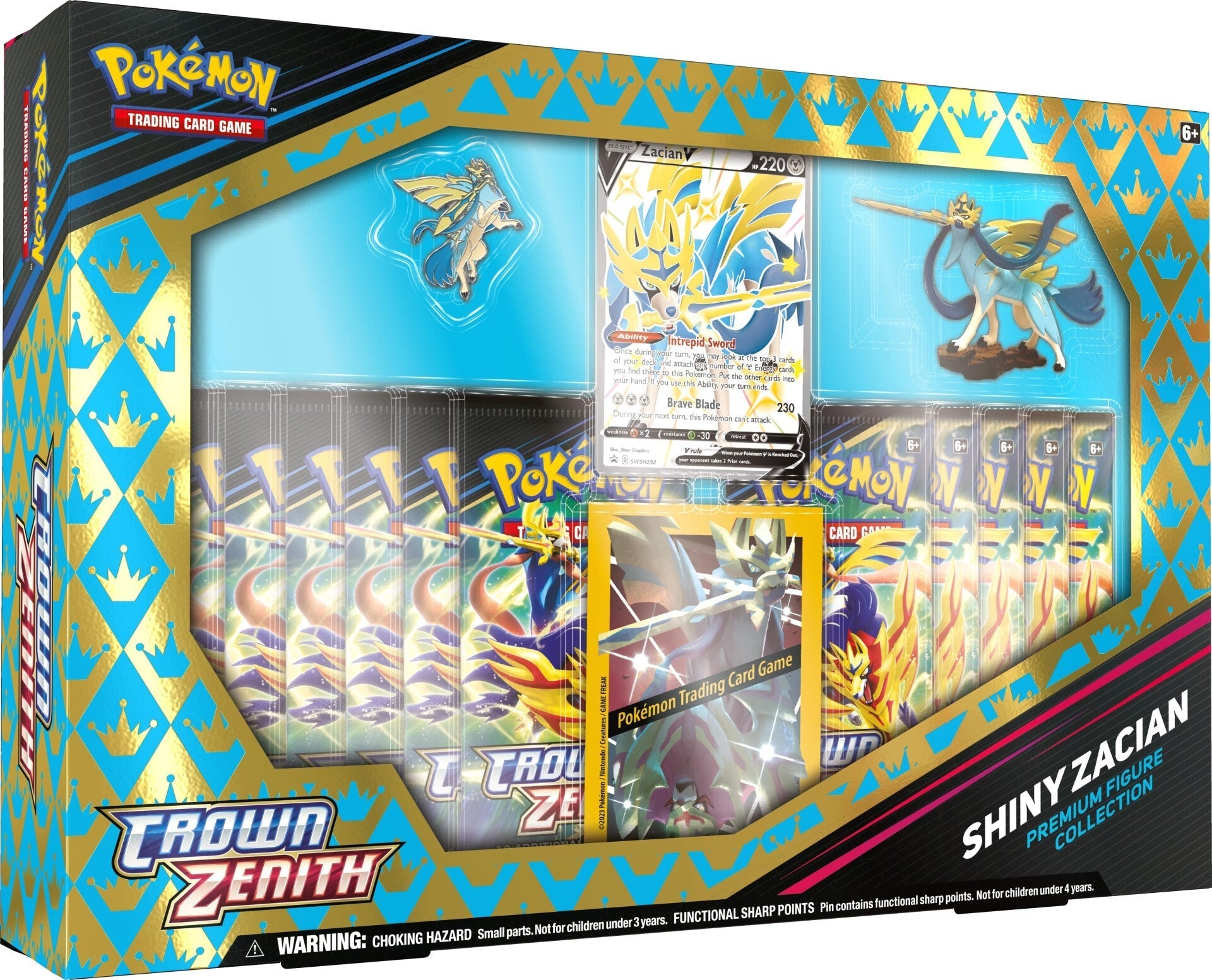 Sword & Shield: Crown Zenith - Premium Figure Collection (Shiny Zacian) 